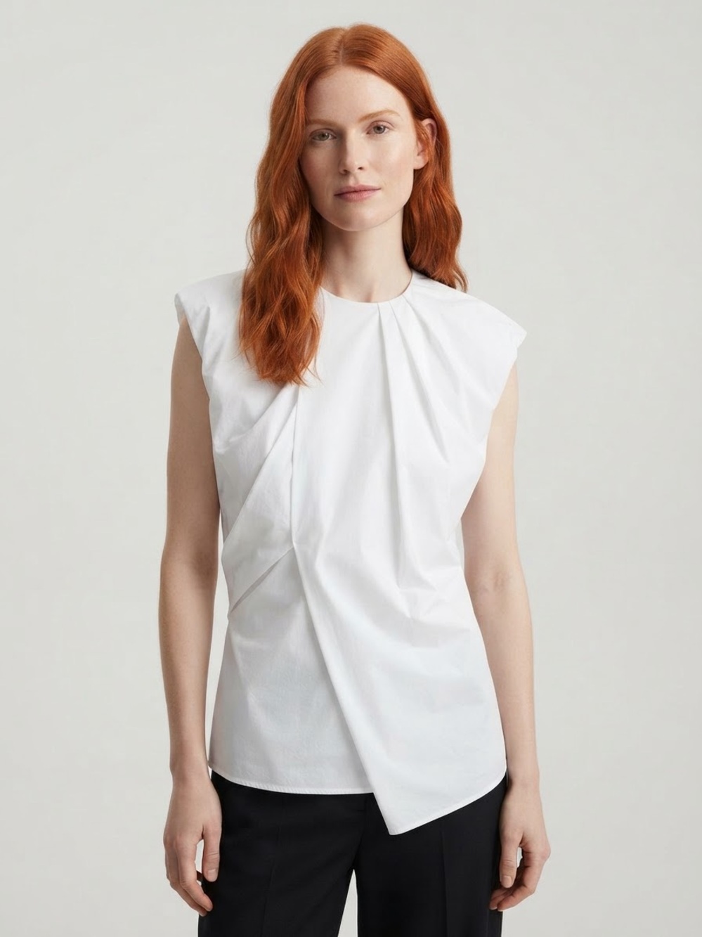 COS White Trumpet Cotton Top